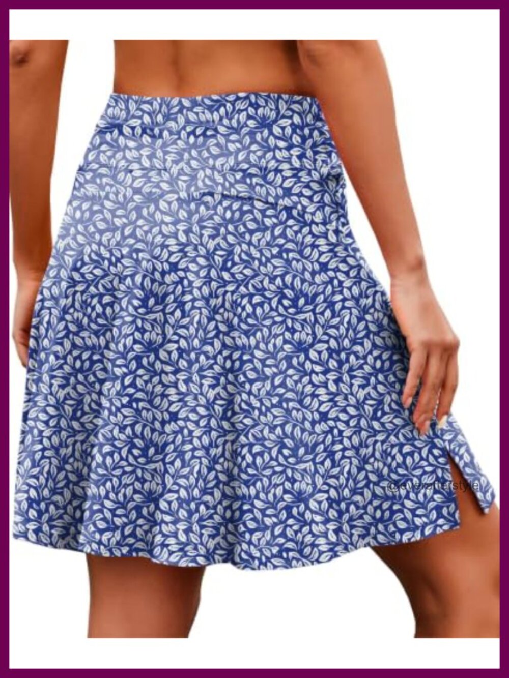 Women's Athletic Skort with Pockets, Knee Length, Moisture Wicking, High Waist,
